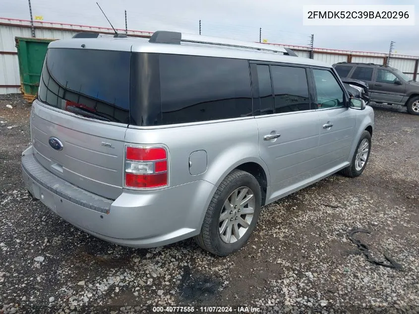 2009 Ford Flex Sel VIN: 2FMDK52C39BA20296 Lot: 40777555