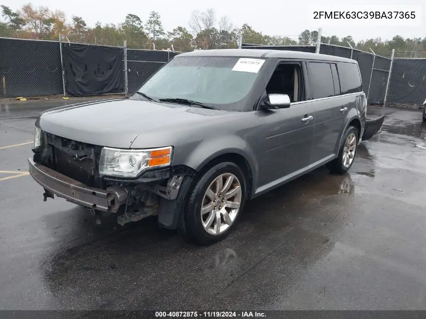 2009 Ford Flex Limited VIN: 2FMEK63C39BA37365 Lot: 40872875