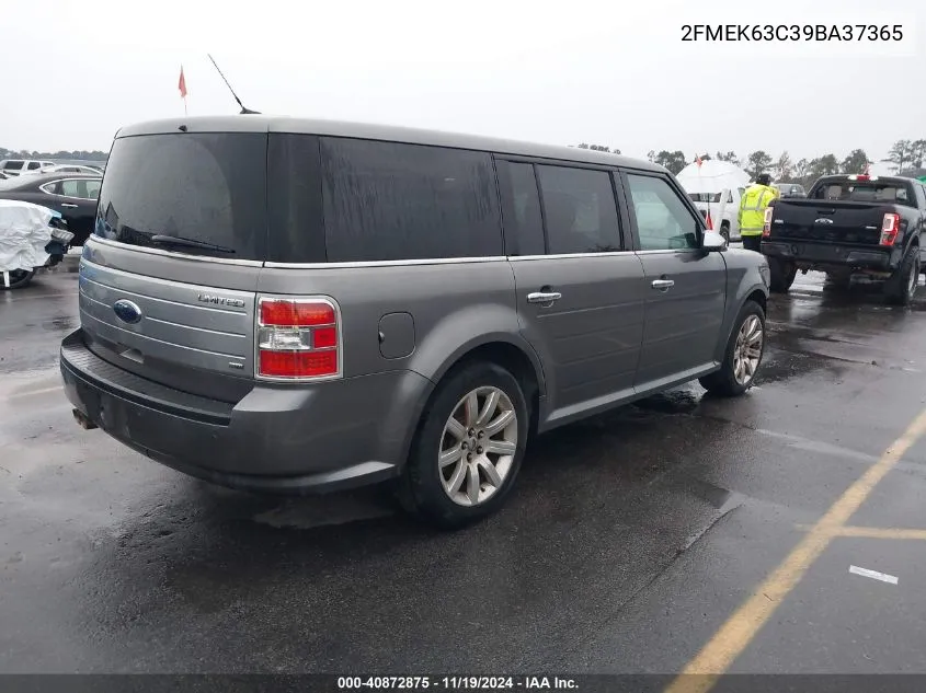 2009 Ford Flex Limited VIN: 2FMEK63C39BA37365 Lot: 40872875