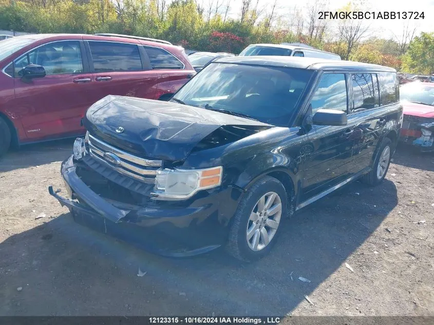 2010 Ford Flex Se VIN: 2FMGK5BC1ABB13724 Lot: 12123315