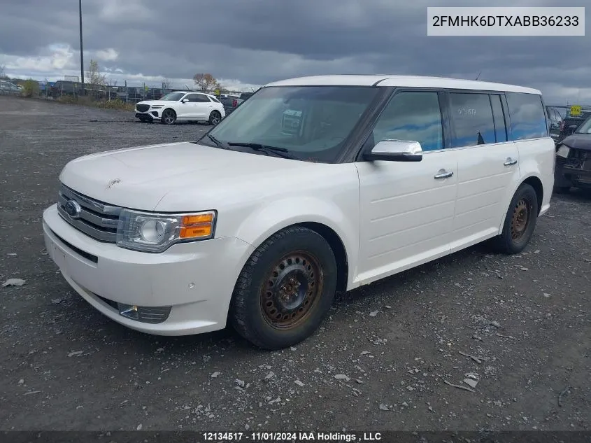 2010 Ford Flex VIN: 2FMHK6DTXABB36233 Lot: 12134517