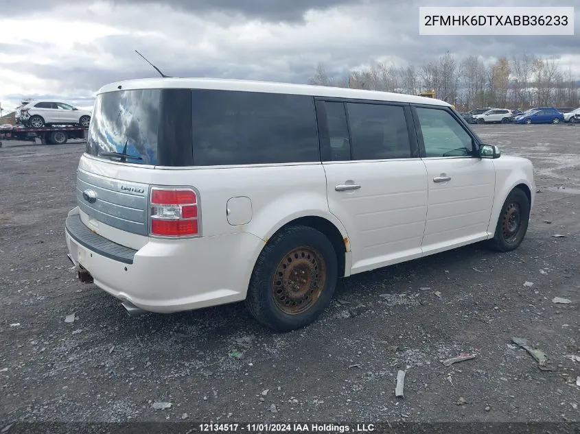 2010 Ford Flex VIN: 2FMHK6DTXABB36233 Lot: 12134517