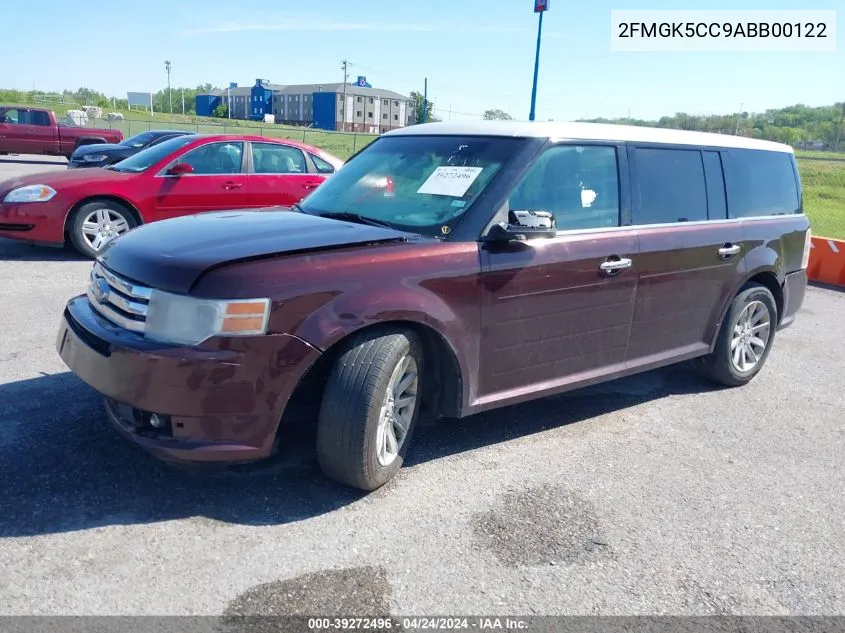 2FMGK5CC9ABB00122 2010 Ford Flex Sel