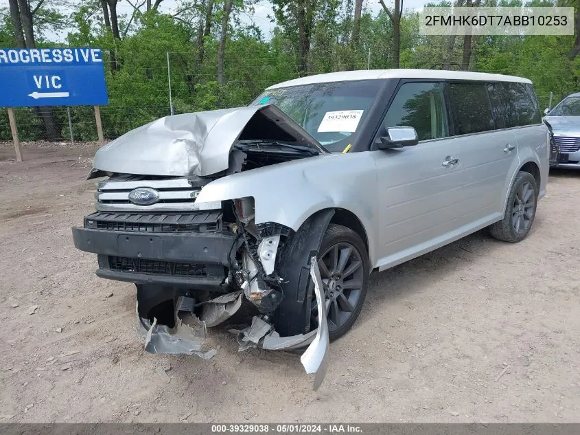 2010 Ford Flex Limited VIN: 2FMHK6DT7ABB10253 Lot: 39329038