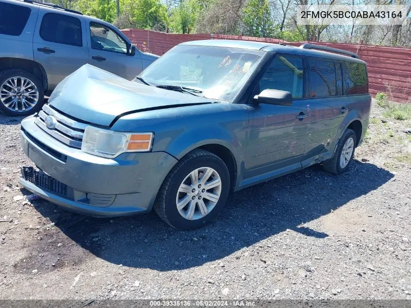 2010 Ford Flex Se VIN: 2FMGK5BC0ABA43164 Lot: 39335136