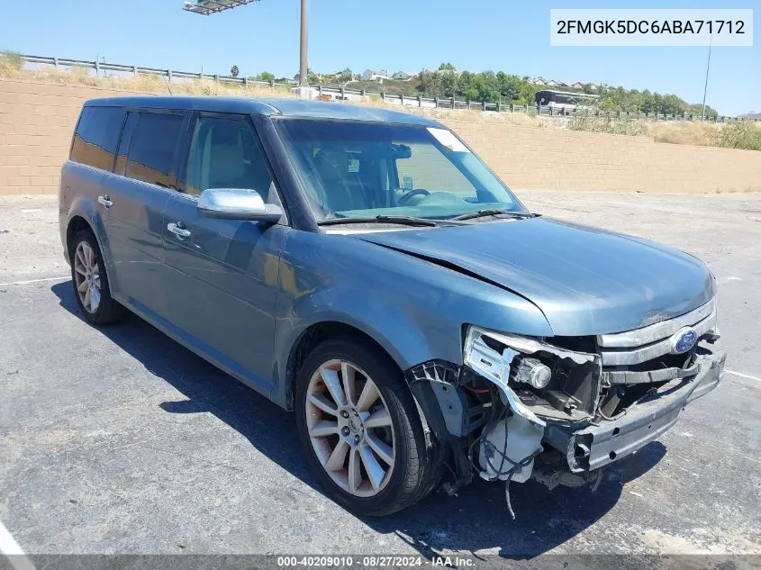 2010 Ford Flex Limited VIN: 2FMGK5DC6ABA71712 Lot: 40209010