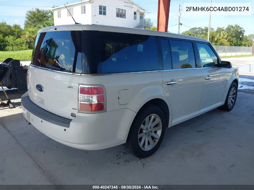 2FMHK6CC4ABD01274 2010 Ford Flex Sel