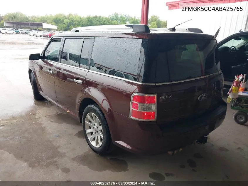 2FMGK5CC4ABA25765 2010 Ford Flex Sel