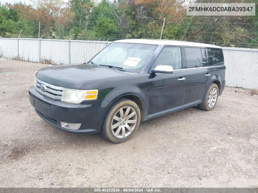 2010 Ford Flex Limited VIN: 2FMHK6DC0ABA39347 Lot: 40252838