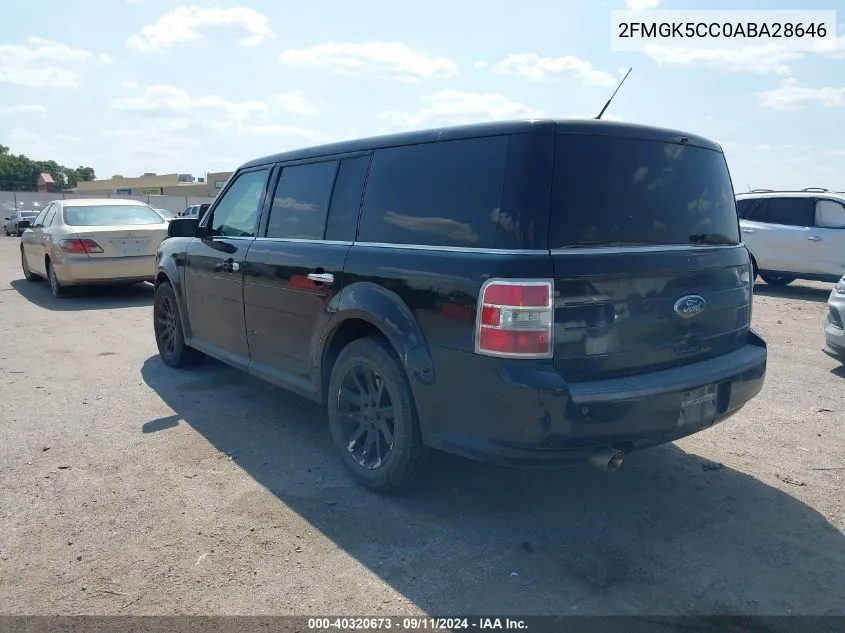 2FMGK5CC0ABA28646 2010 Ford Flex Sel