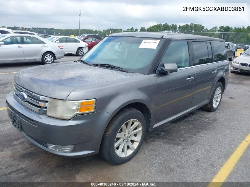 2010 Ford Flex Sel VIN: 2FMGK5CCXABD03861 Lot: 40385248