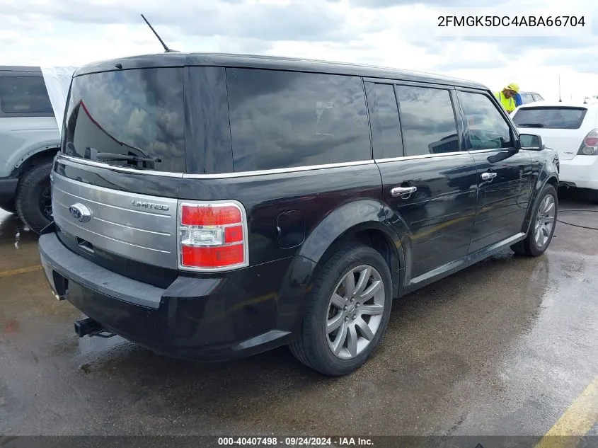 2010 Ford Flex Limited VIN: 2FMGK5DC4ABA66704 Lot: 40407498