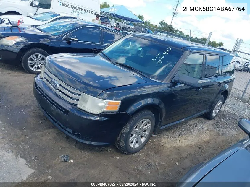 2010 Ford Flex Se VIN: 2FMGK5BC1ABA67764 Lot: 40407827