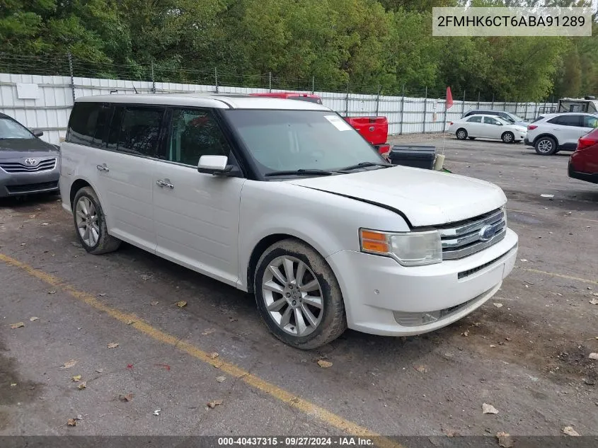 2010 Ford Flex Sel VIN: 2FMHK6CT6ABA91289 Lot: 40437315