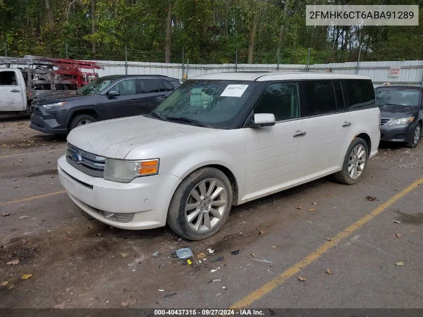 2010 Ford Flex Sel VIN: 2FMHK6CT6ABA91289 Lot: 40437315