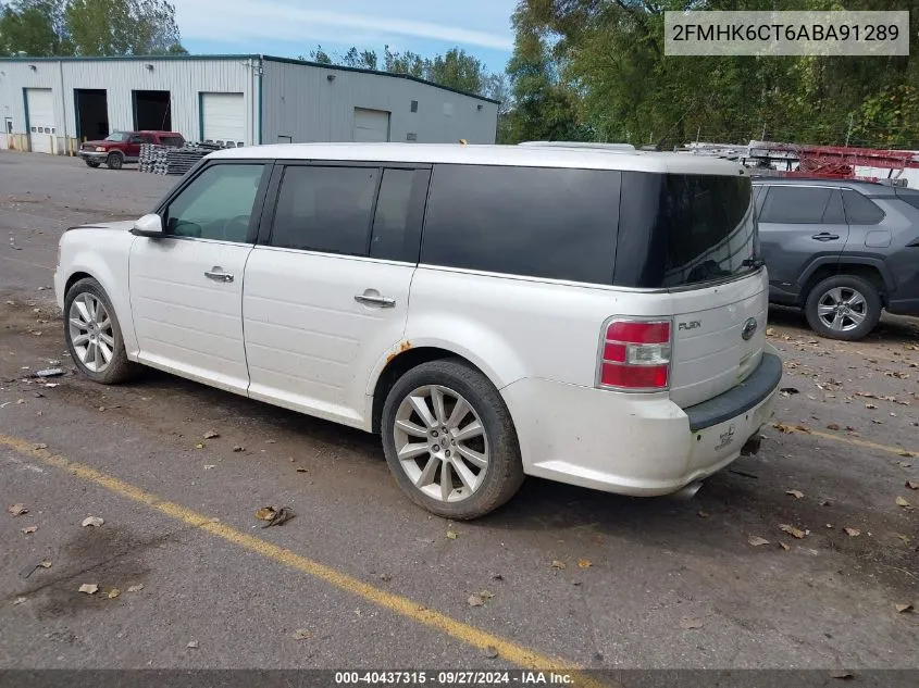 2010 Ford Flex Sel VIN: 2FMHK6CT6ABA91289 Lot: 40437315