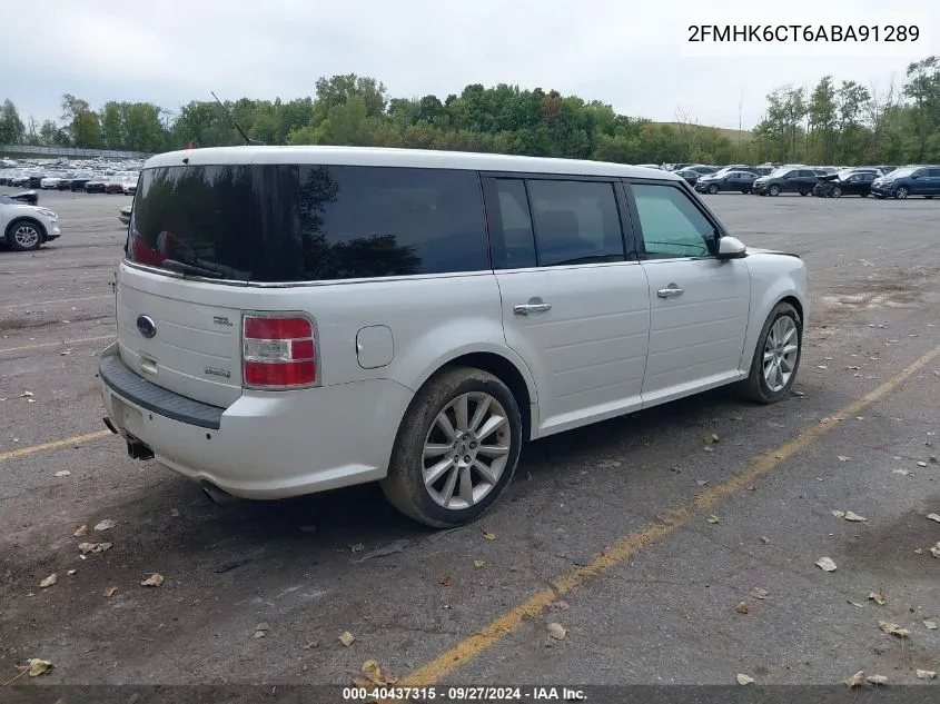 2010 Ford Flex Sel VIN: 2FMHK6CT6ABA91289 Lot: 40437315