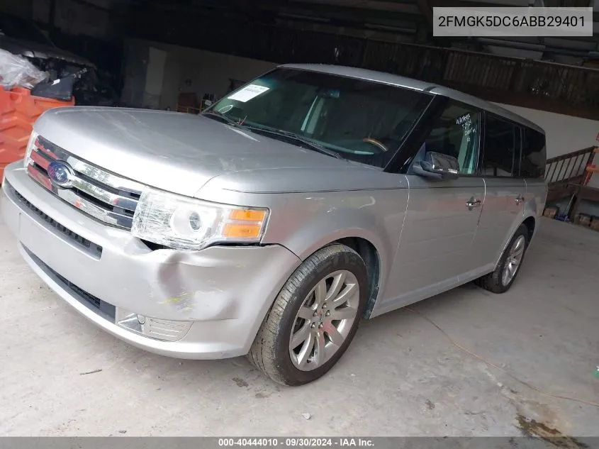 2010 Ford Flex Limited VIN: 2FMGK5DC6ABB29401 Lot: 40444010