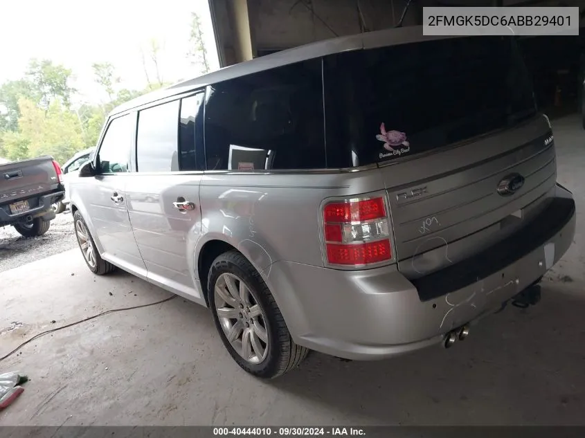 2010 Ford Flex Limited VIN: 2FMGK5DC6ABB29401 Lot: 40444010