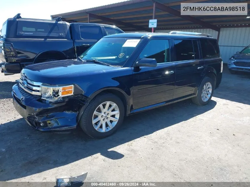 2010 Ford Flex Sel VIN: 2FMHK6CC8ABA98518 Lot: 40452460