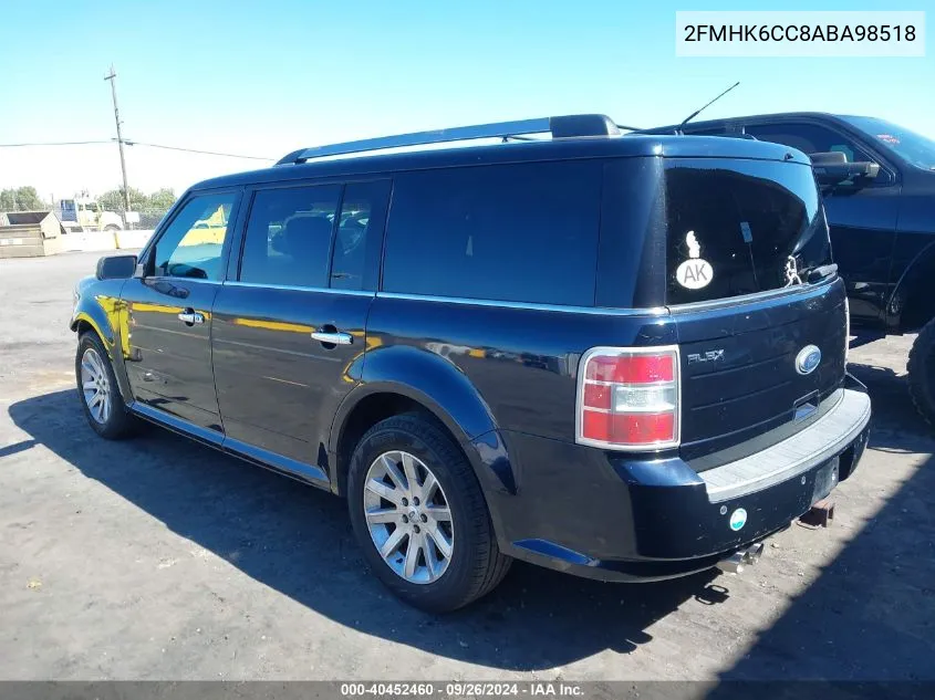 2010 Ford Flex Sel VIN: 2FMHK6CC8ABA98518 Lot: 40452460