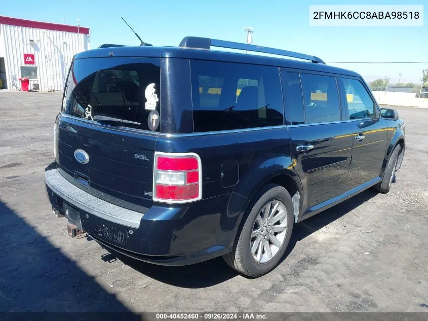 2010 Ford Flex Sel VIN: 2FMHK6CC8ABA98518 Lot: 40452460