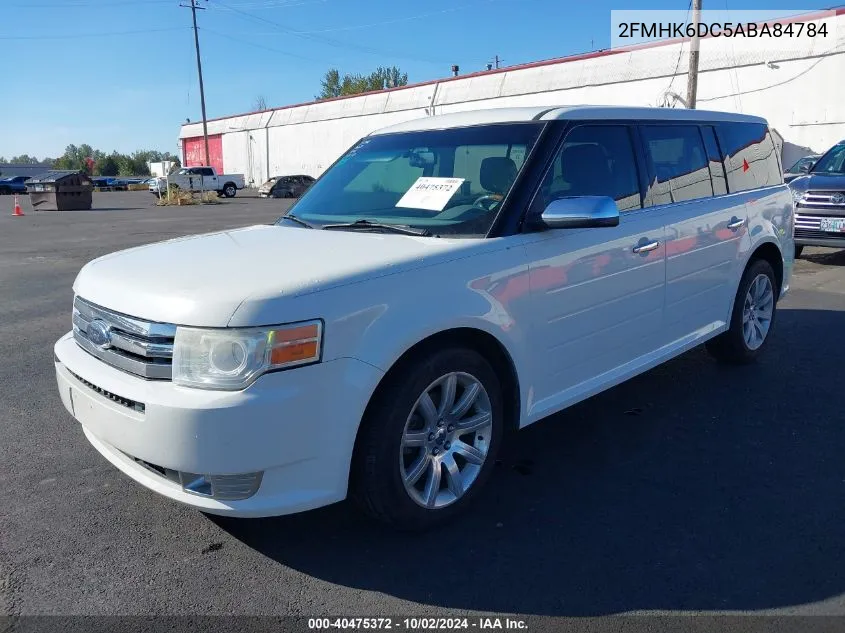 2010 Ford Flex Limited VIN: 2FMHK6DC5ABA84784 Lot: 40475372