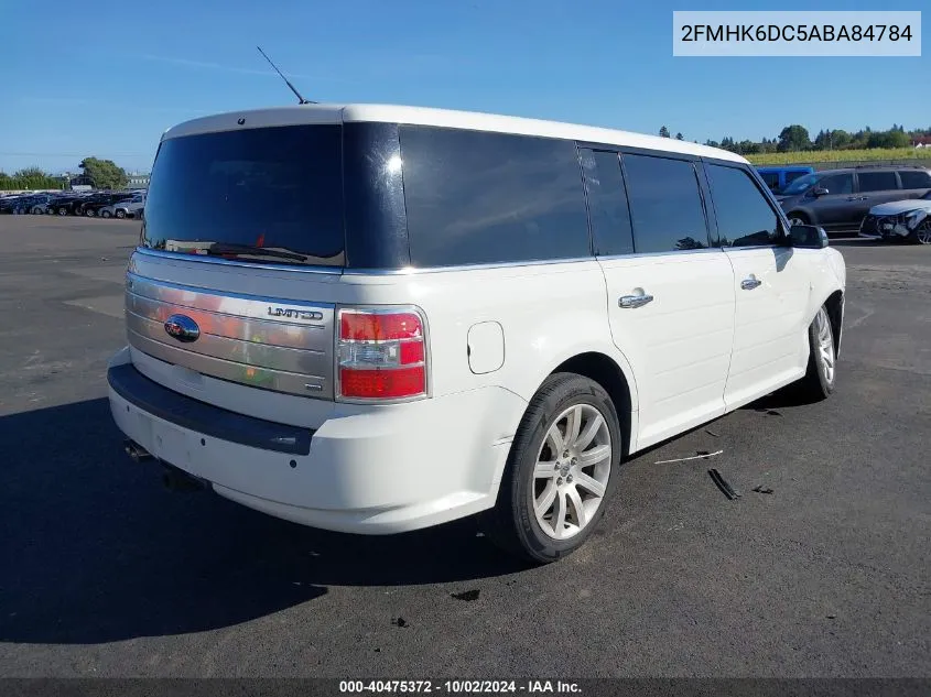 2010 Ford Flex Limited VIN: 2FMHK6DC5ABA84784 Lot: 40475372