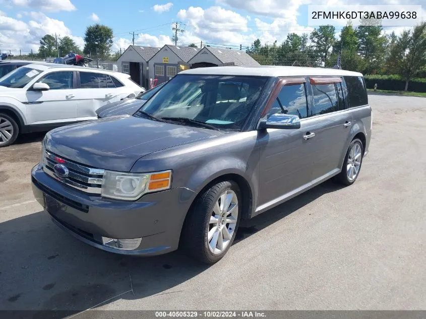 2010 Ford Flex Limited VIN: 2FMHK6DT3ABA99638 Lot: 40505329