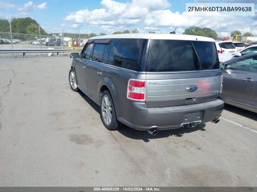 2010 Ford Flex Limited VIN: 2FMHK6DT3ABA99638 Lot: 40505329