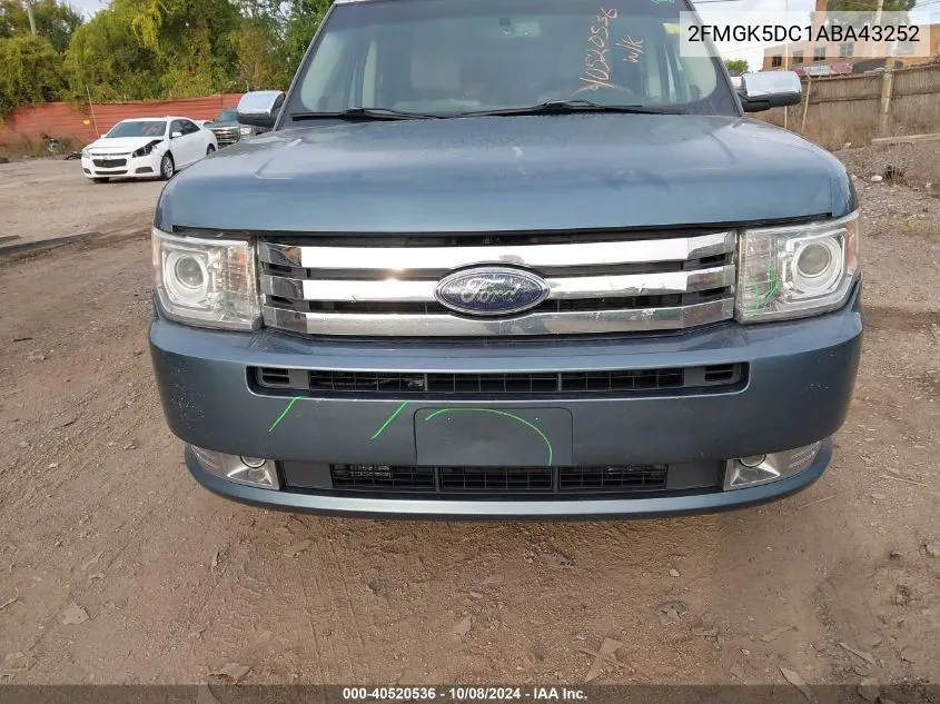 2010 Ford Flex Limited VIN: 2FMGK5DC1ABA43252 Lot: 40520536