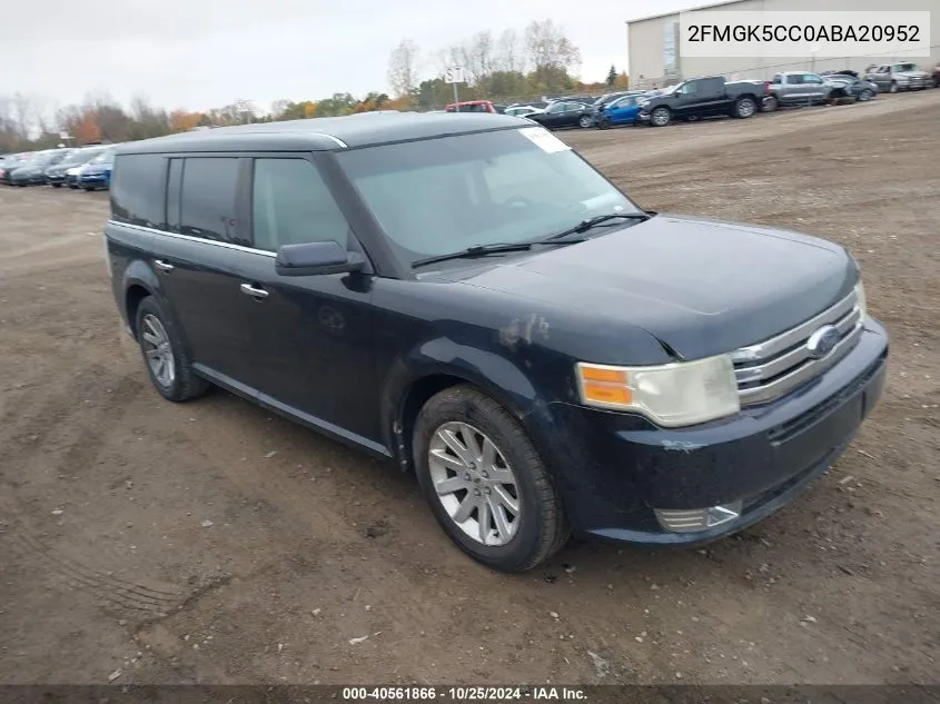 2010 Ford Flex Sel VIN: 2FMGK5CC0ABA20952 Lot: 40561866