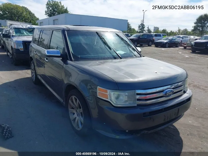 2010 Ford Flex Limited VIN: 2FMGK5DC2ABB06195 Lot: 40569196