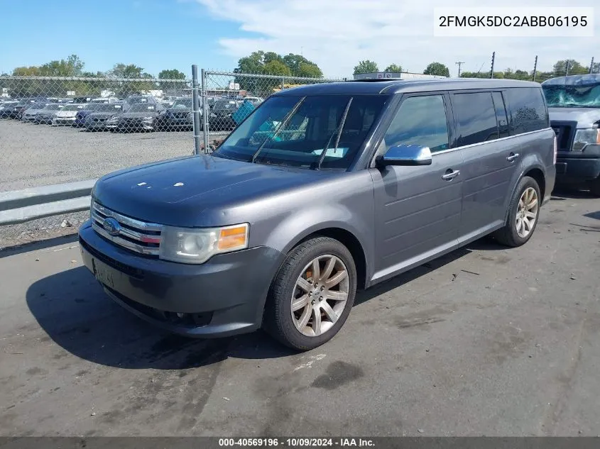 2010 Ford Flex Limited VIN: 2FMGK5DC2ABB06195 Lot: 40569196