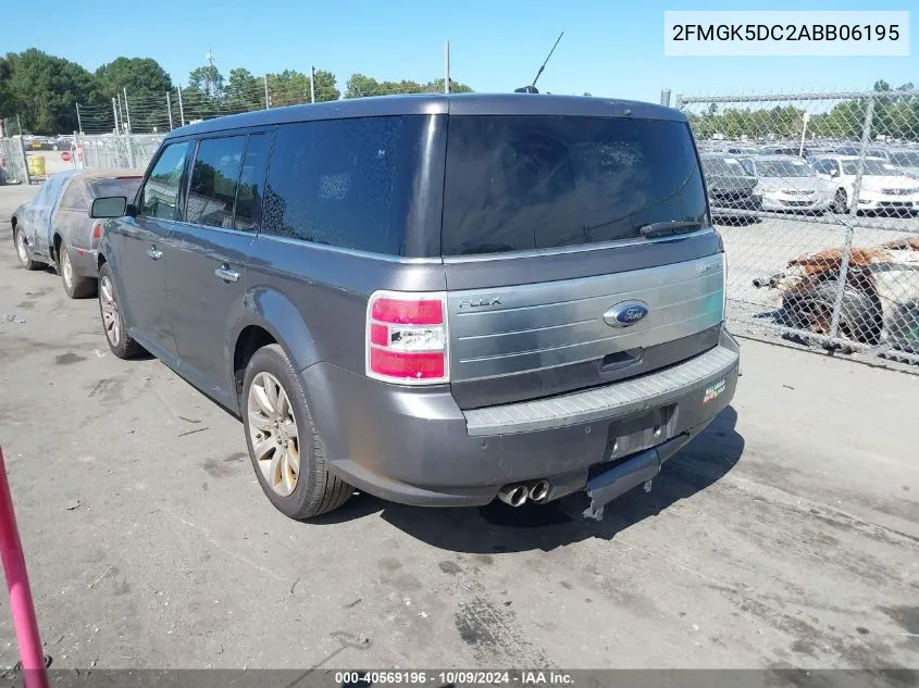 2010 Ford Flex Limited VIN: 2FMGK5DC2ABB06195 Lot: 40569196