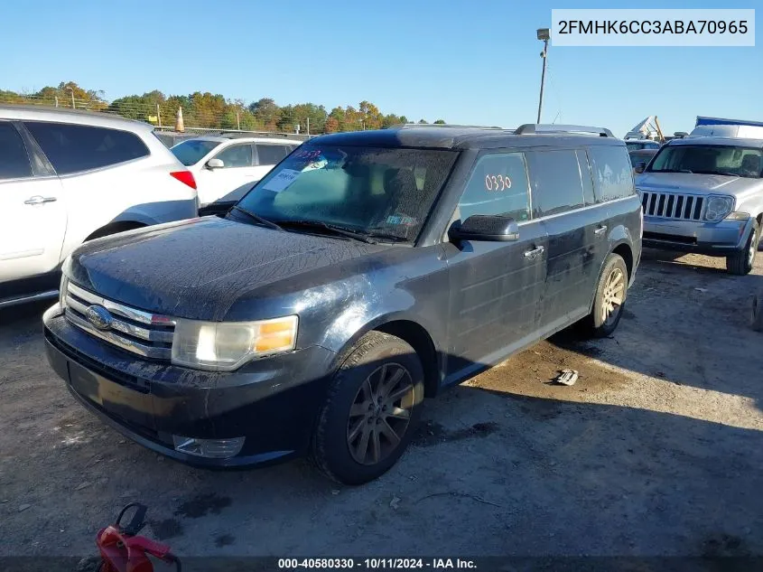 2010 Ford Flex Sel VIN: 2FMHK6CC3ABA70965 Lot: 40580330