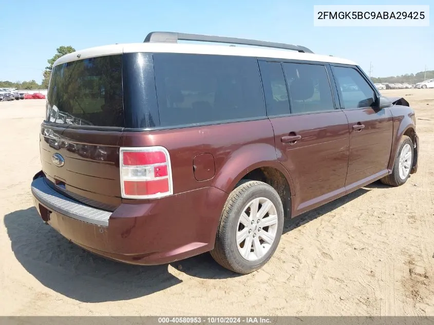 2010 Ford Flex Se VIN: 2FMGK5BC9ABA29425 Lot: 40580953