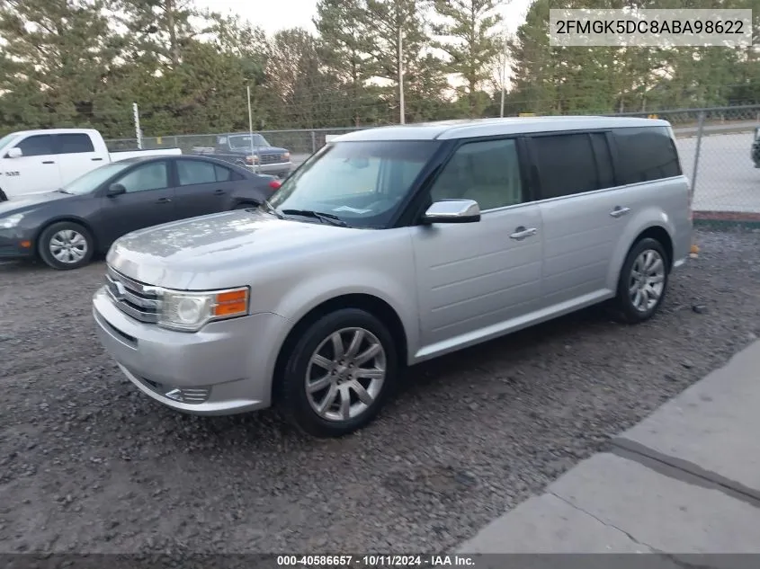 2FMGK5DC8ABA98622 2010 Ford Flex Limited