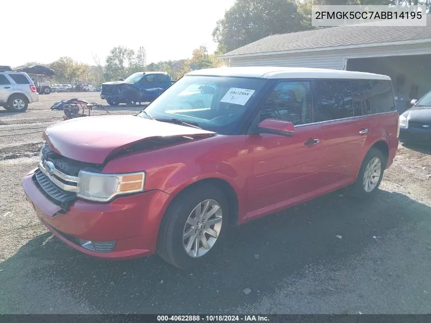 2010 Ford Flex Sel VIN: 2FMGK5CC7ABB14195 Lot: 40622888