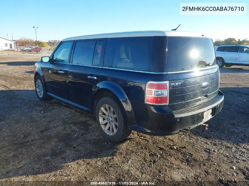 2010 Ford Flex Sel VIN: 2FMHK6CC0ABA76710 Lot: 40657816