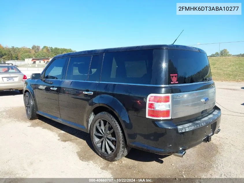 2010 Ford Flex Limited VIN: 2FMHK6DT3ABA10277 Lot: 40660707