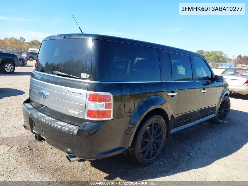 2010 Ford Flex Limited VIN: 2FMHK6DT3ABA10277 Lot: 40660707