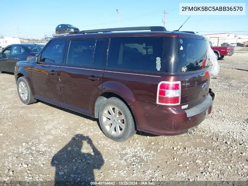 2010 Ford Flex Se VIN: 2FMGK5BC5ABB36570 Lot: 40704642