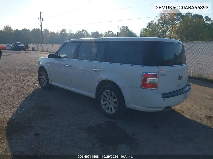 2010 Ford Flex Sel VIN: 2FMGK5CC0ABA66393 Lot: 40714568