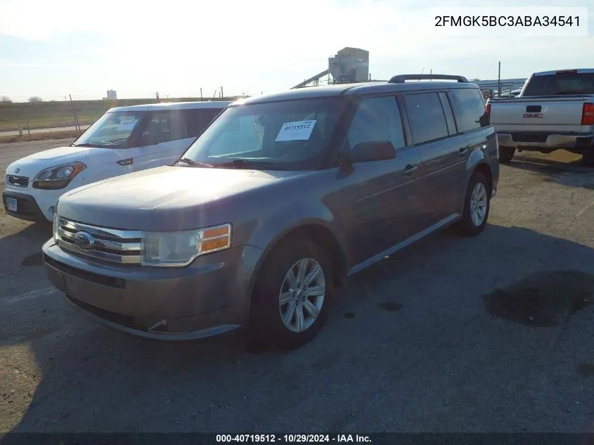 2010 Ford Flex Se VIN: 2FMGK5BC3ABA34541 Lot: 40719512