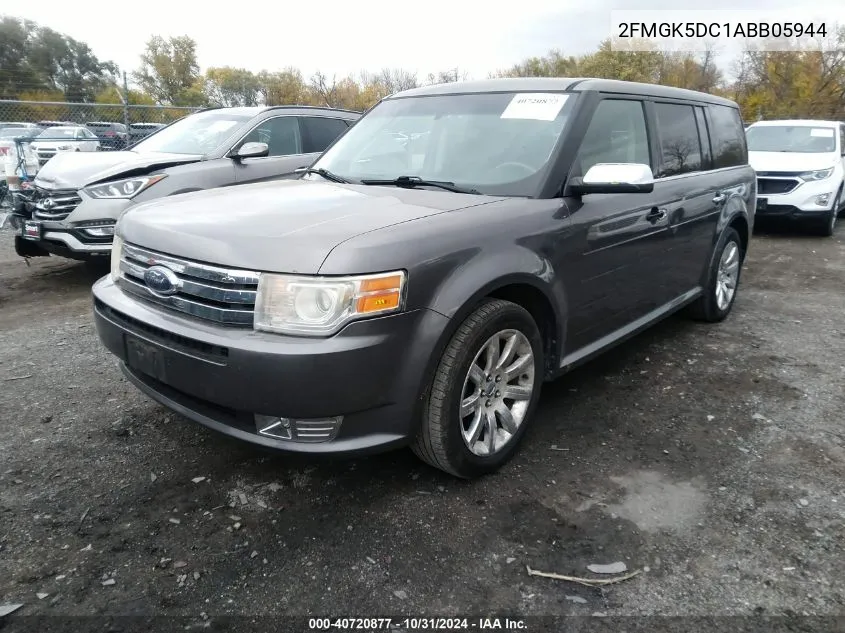 2010 Ford Flex Limited VIN: 2FMGK5DC1ABB05944 Lot: 40720877