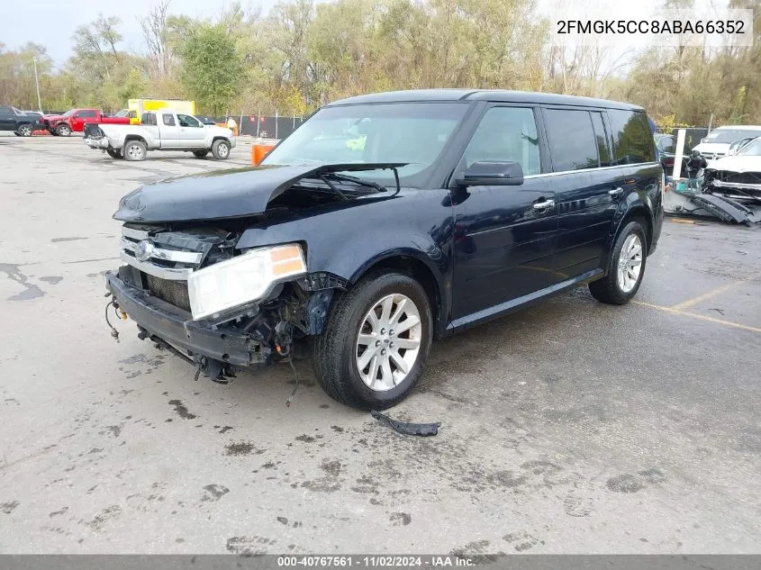 2010 Ford Flex Sel VIN: 2FMGK5CC8ABA66352 Lot: 40767561