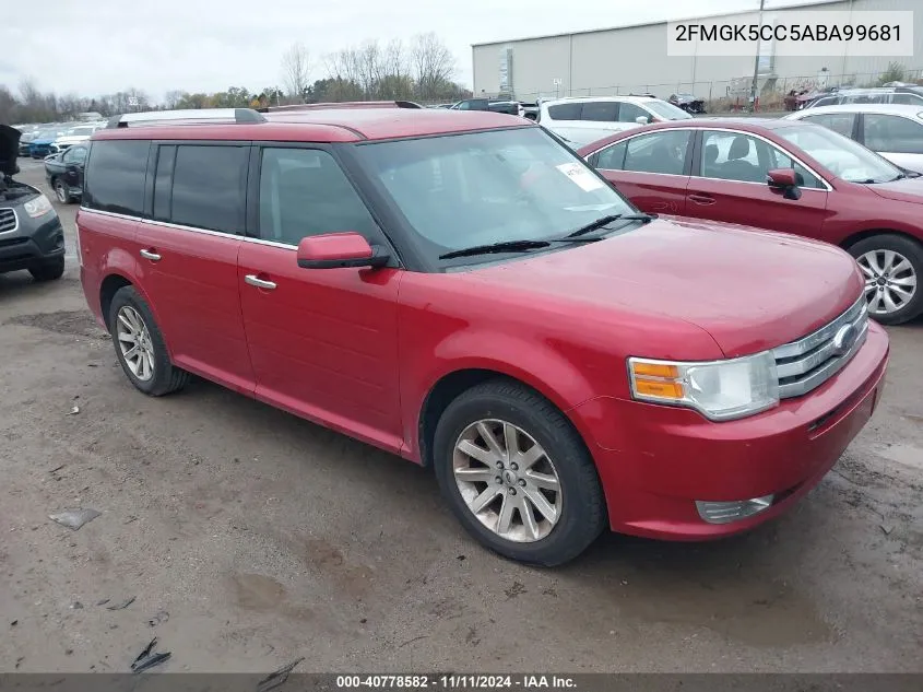 2010 Ford Flex Sel VIN: 2FMGK5CC5ABA99681 Lot: 40778582