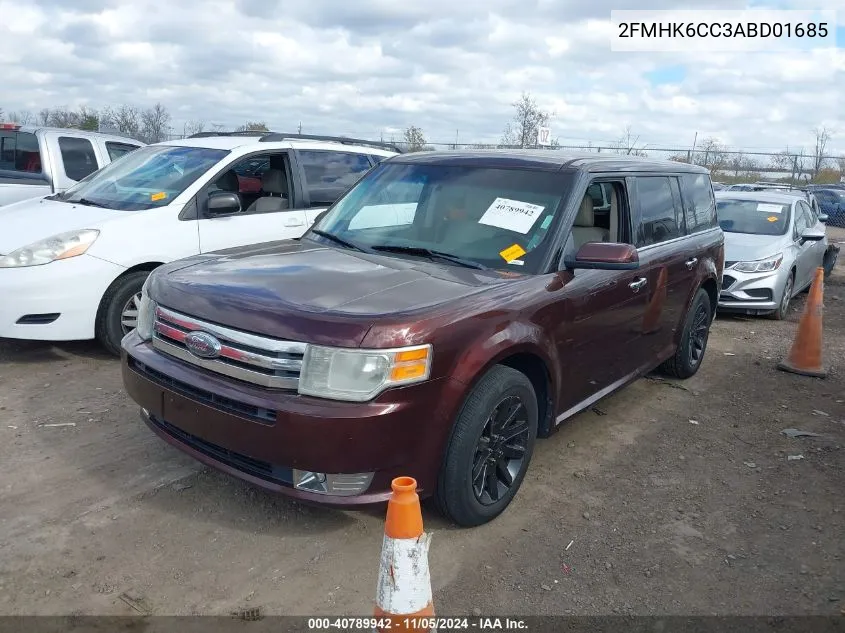 2010 Ford Flex Sel VIN: 2FMHK6CC3ABD01685 Lot: 40789942