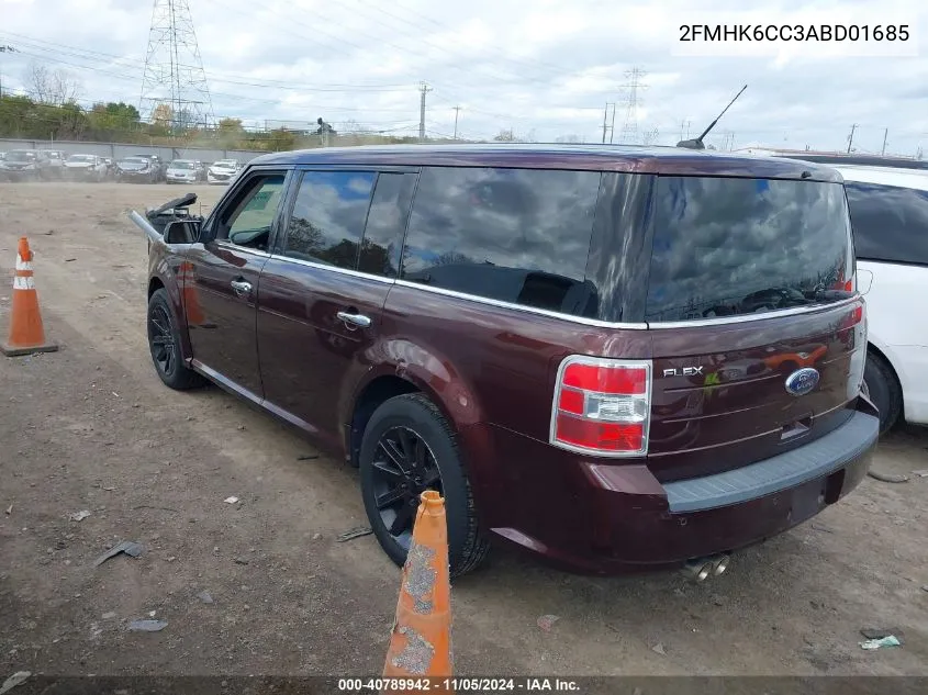 2010 Ford Flex Sel VIN: 2FMHK6CC3ABD01685 Lot: 40789942